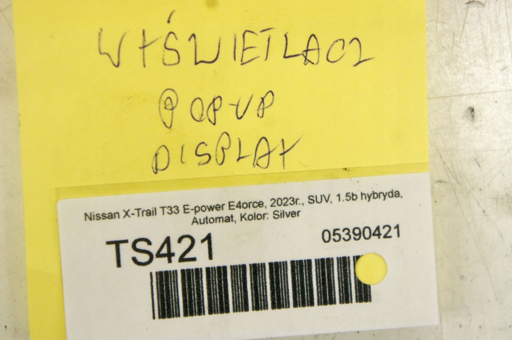 фото №9, Ts421 nissan x-trail t33 дисплей дисплей проекційний дисплей 24941 6ra5a
