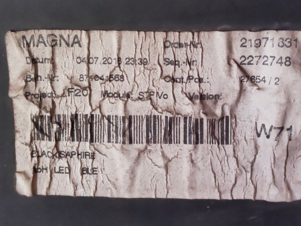 фото №8, Бампер перед bmw 1 f20 f21 lift 2014- m-pakiet