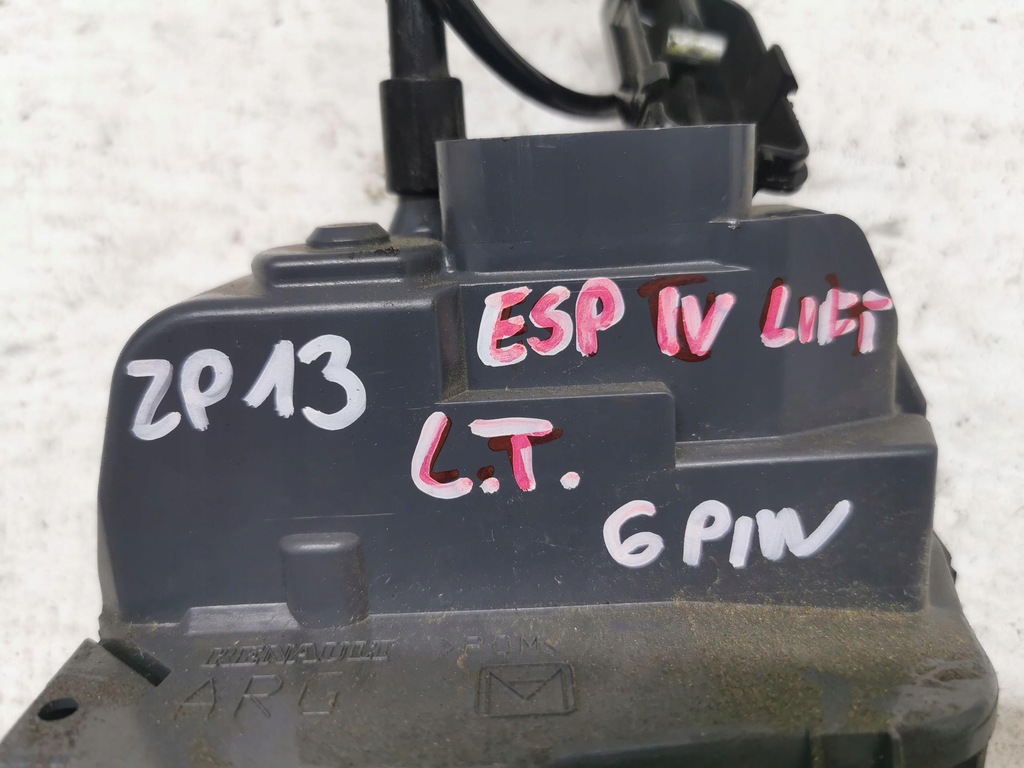 фото №4, Замок дверь левый задняя 6 pin renault espace iv eu