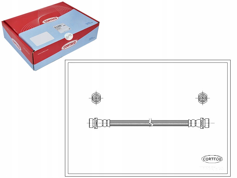 фото №1, Corteco шланг гальмівний mazda tribute 3.0 v6 24v