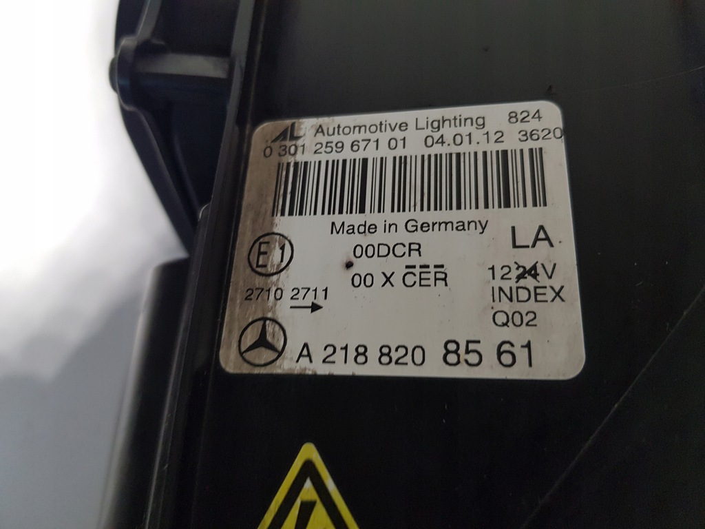 фото №8, Mercedes cls w218 c218 лампа led левый перед ксенон поворотный bixenon