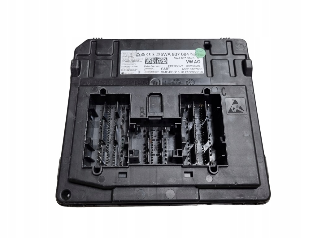 фото №1, Модуль комфорта bcm vw golf 5wa937084n dopiszę