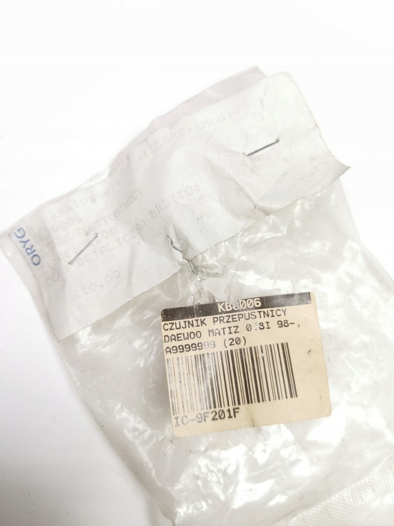 фото №7, Датчик дроссель daewoo matiz 0.8l 98- ic-9f201f a9999999 kb0006