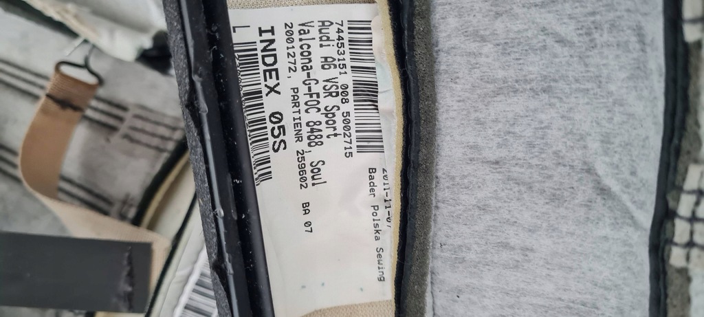 фото №15, A6 c7 4g сидіння мат сидіння права правий перед sline шкіра czarna a7 4g