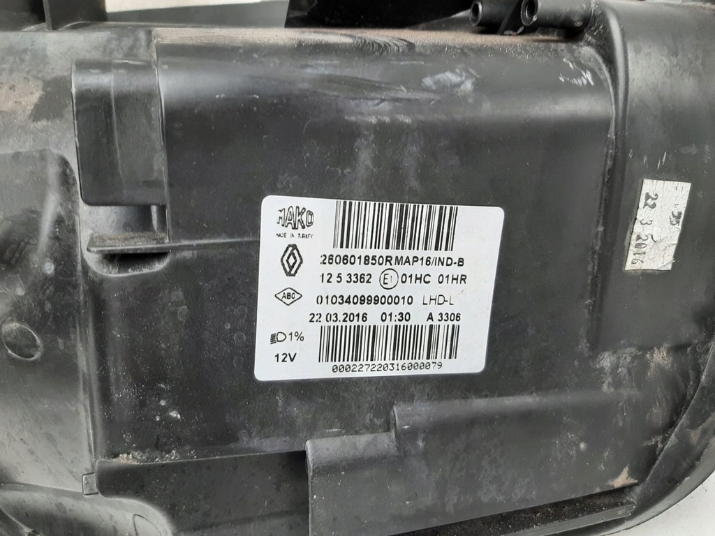 фото №11, Renault clio 4 iv лампа ліва перед передня 260601850r