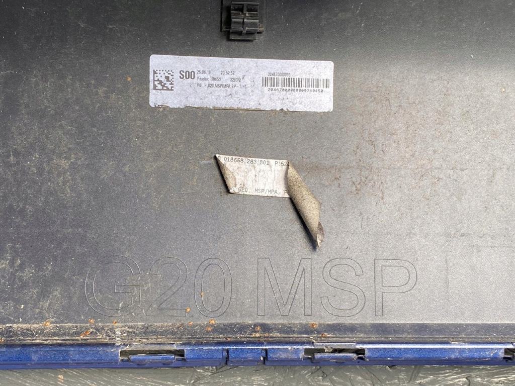 фото №9, Bmw seria 3 g20 m-pakiet бампер задняя задний