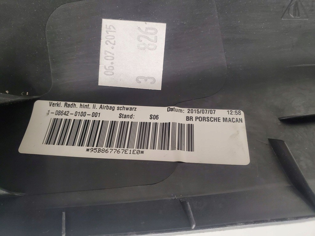 фото №9, Porsche macan 95b867767e задня сторона ліва сидіння, сидіння