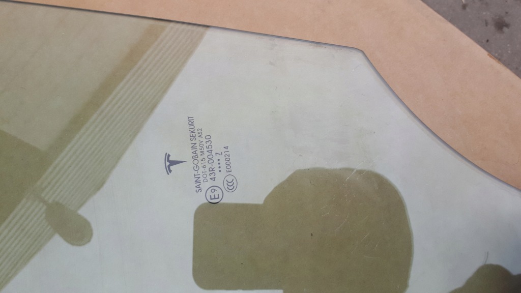 Tesla x стекло дверь перед передняя lh rh Оригинал