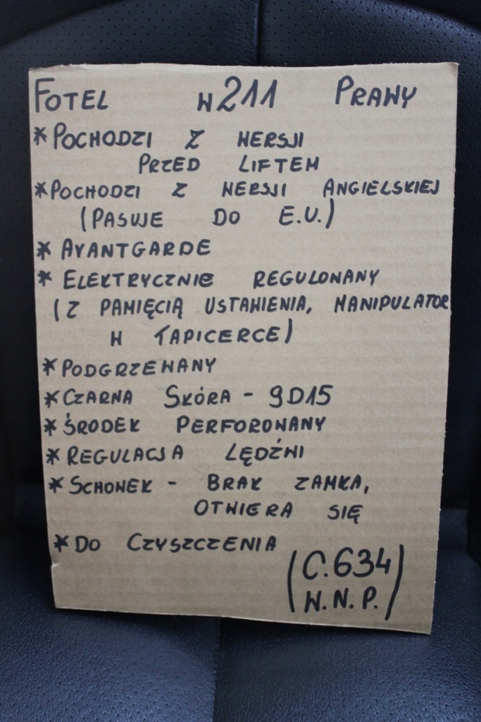 фото №15, Mercedes e klasa w211 сидіння правий przed liftem підігріваємий 9d15 avantgarde