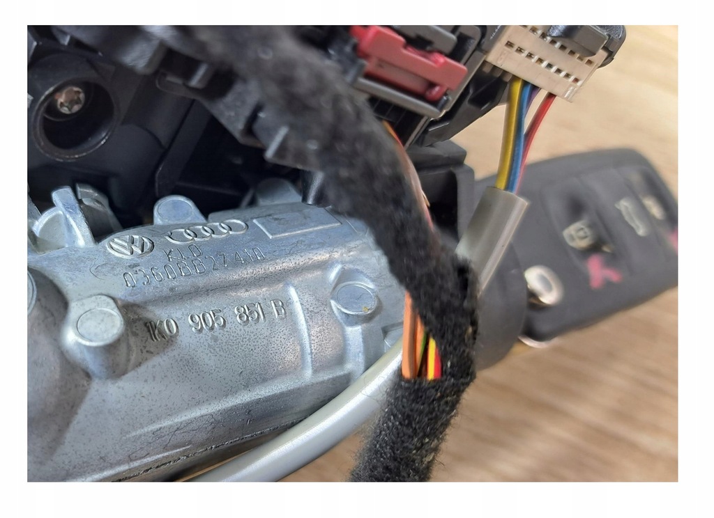 фото №6, Golf vi 6 переключатель комбинированный замок зажигания ключ комплект 5k0953513s #