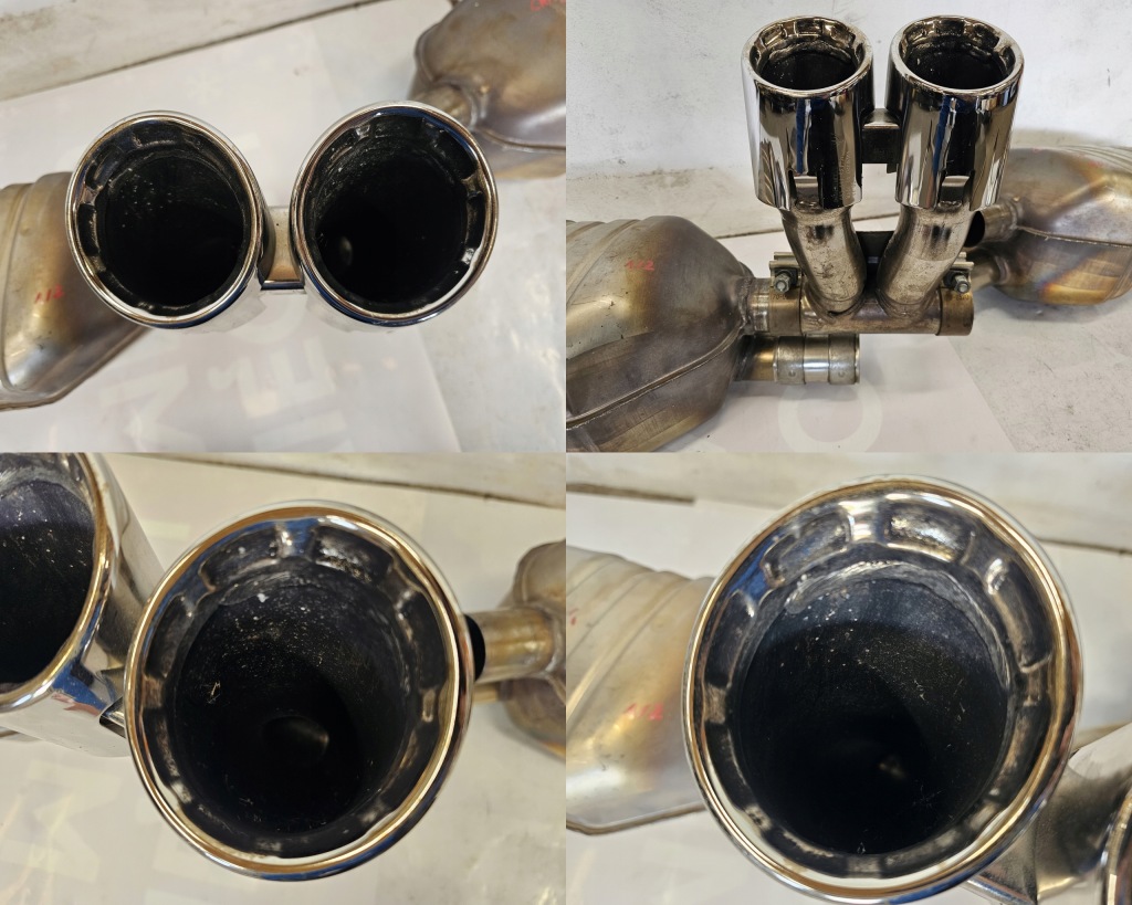 Porsche cayman r 3.4 987c гасник вихлоп кінцевий 98711314150 98711314250 Зі Шроту