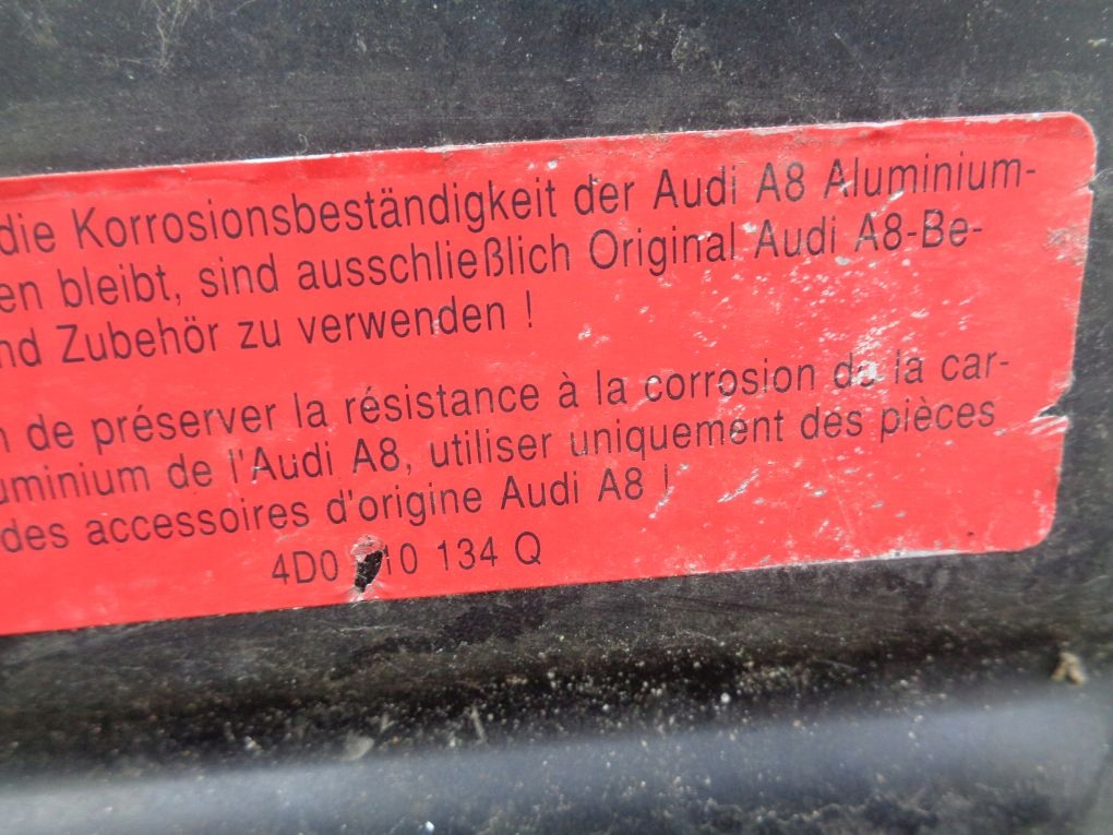 фото №14, Audi a8 d3 4e0 03- капот