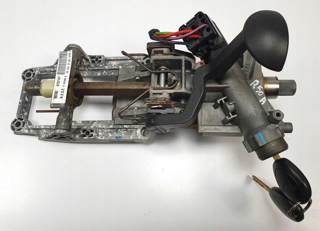 фото №1, Замок запалювання ключі колонка mini cooper r50 r53