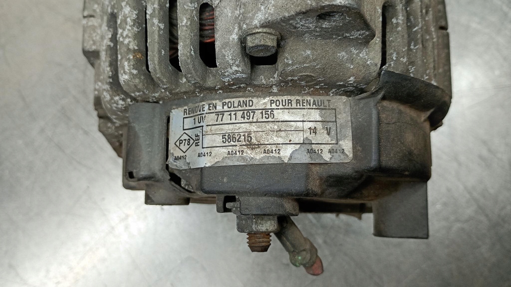 Генератор renault clio 2 03r 1.5d 7711497156 Киев