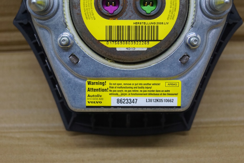 фото №6, Подушка подушка безпеки водія volvo v50