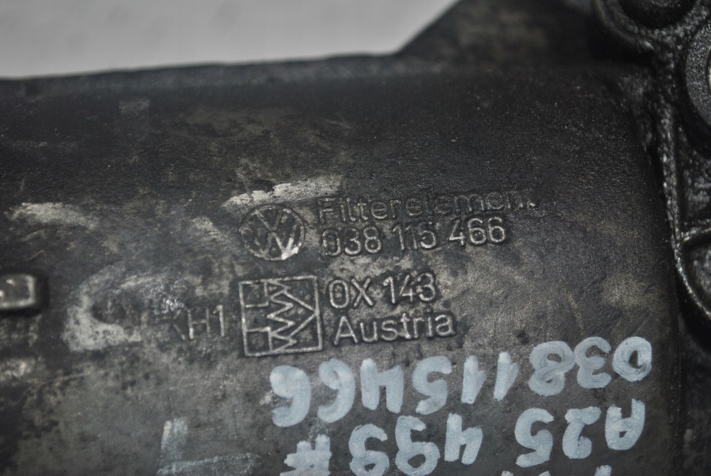 фото №8, Корпус фильтра масла vw t4 2.5tdi vw l.t 2.5tdi 074115405k 038115466