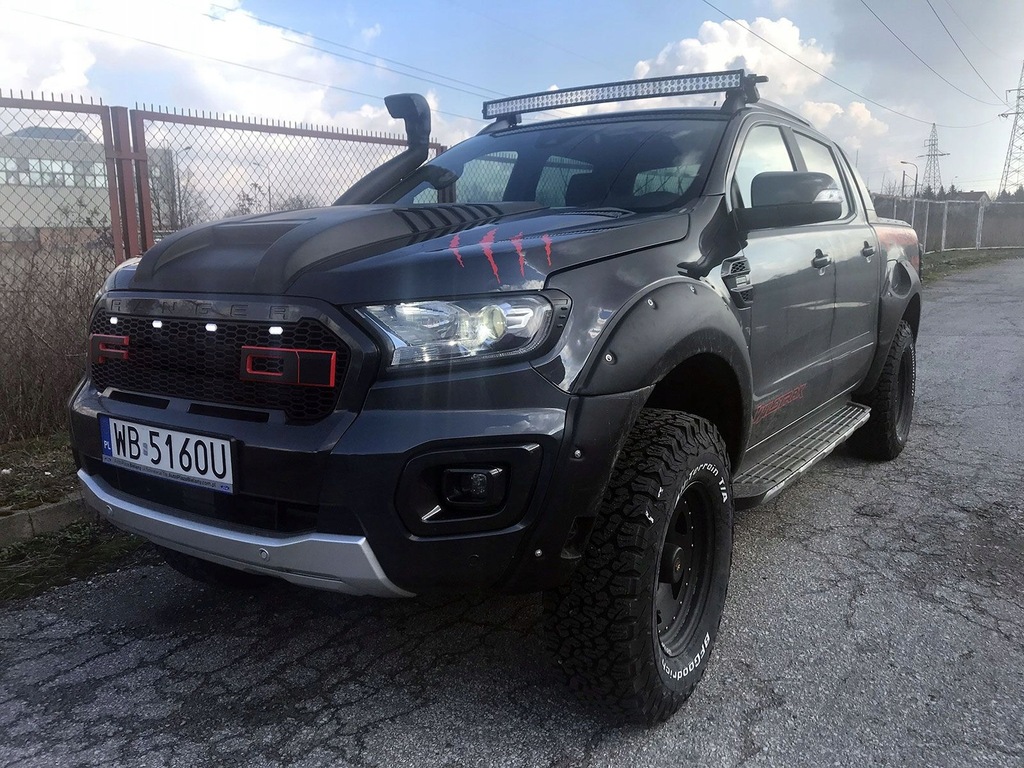 фото №4, Решітка радіатора решітка радіатора pasuje do ford ranger px t8 2019+ led