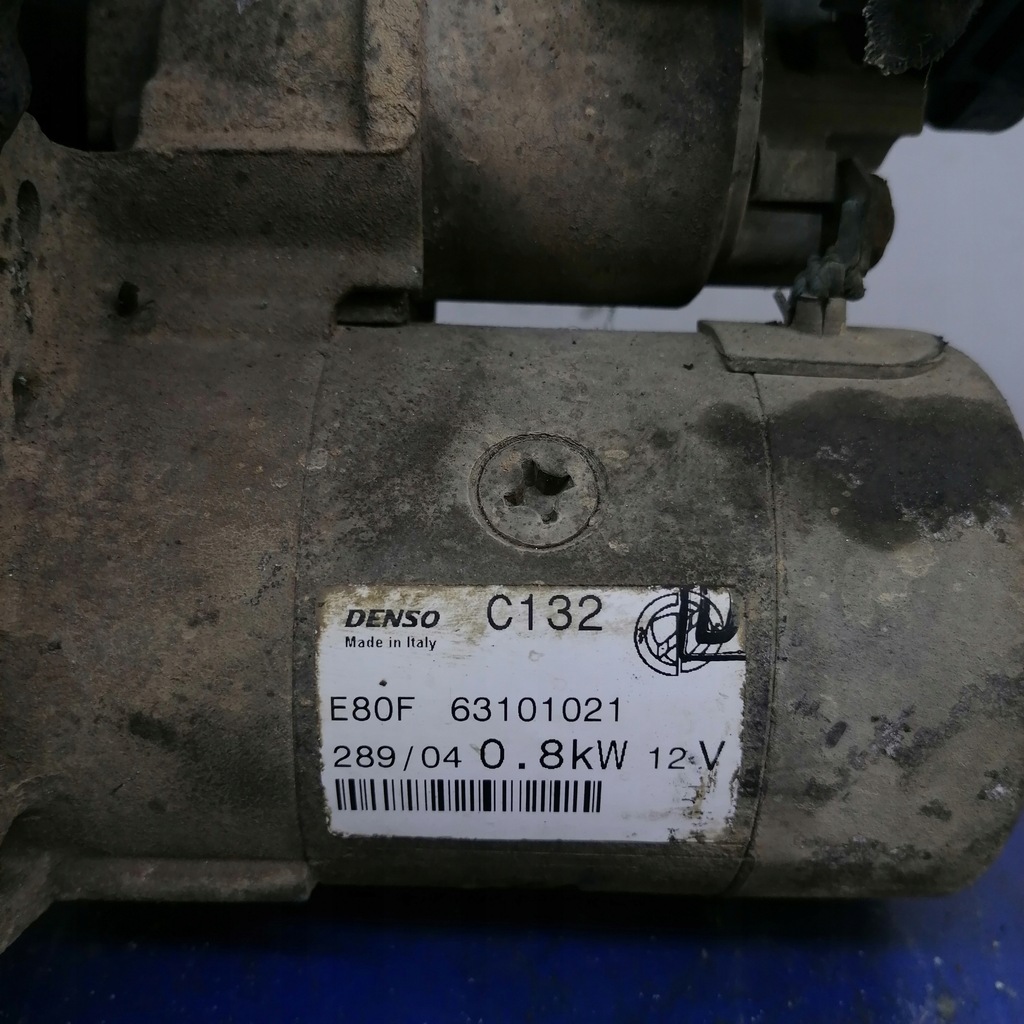 фото №6, Fiat panda ii 1.2b стартер 63101021