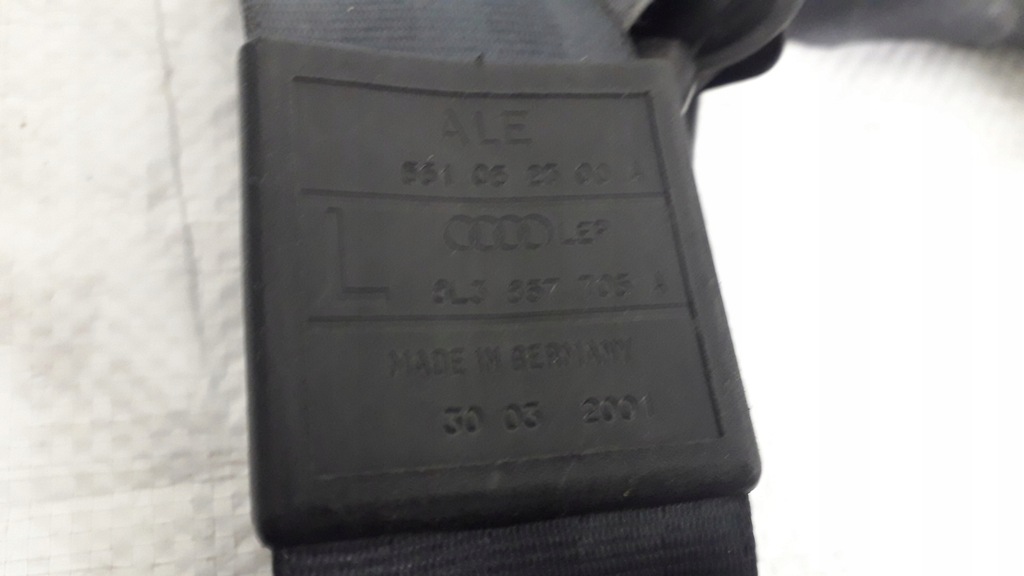 фото №4, Pas безпеки лівий перед audi a3 8l3857705a