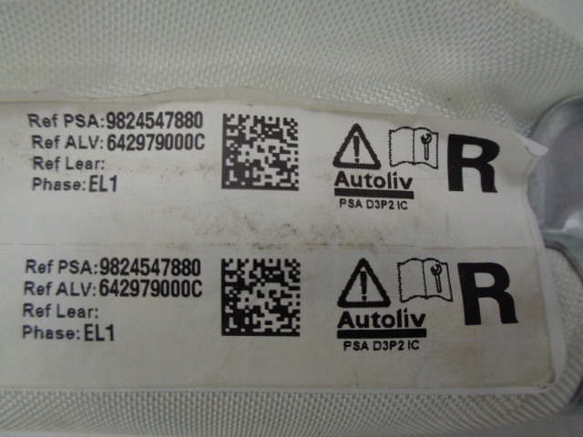 фото №7, Ds3 crossback шторка безпеки air bag права nowa