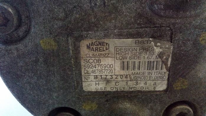 фото №5, Компресор кондиціонера fiat brava 1,2 b 2001r.