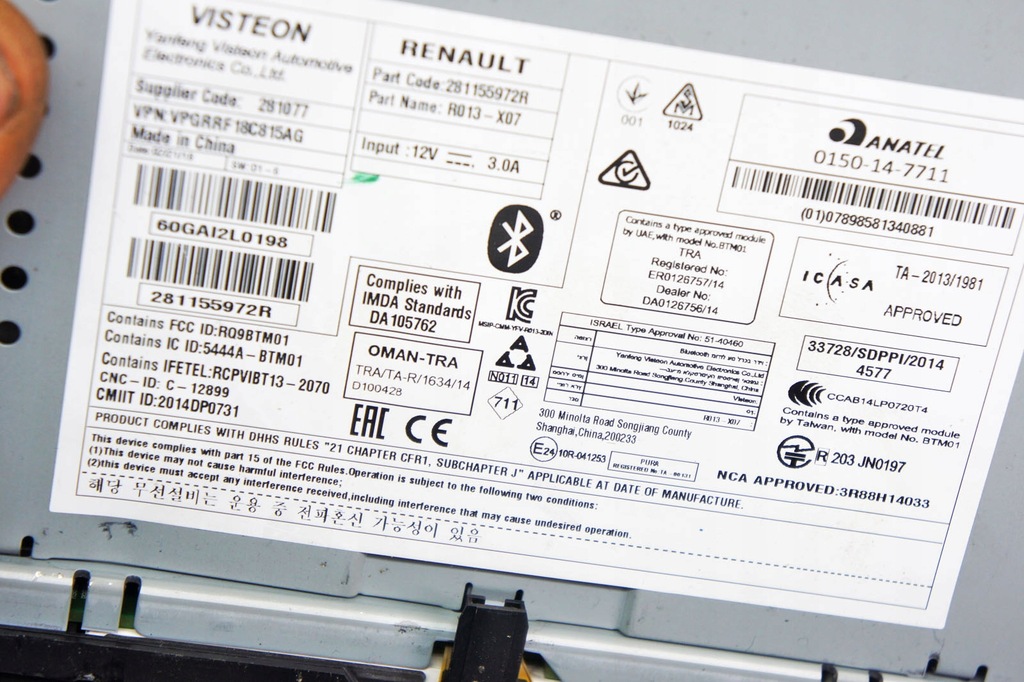 фото №5, Mw194 dacia duster ii радио usb 281155972r