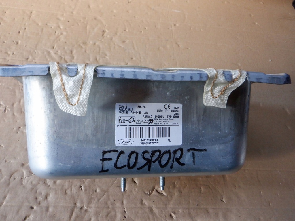 фото №1, Подушка безпеки подушка пасажира ford ecosport