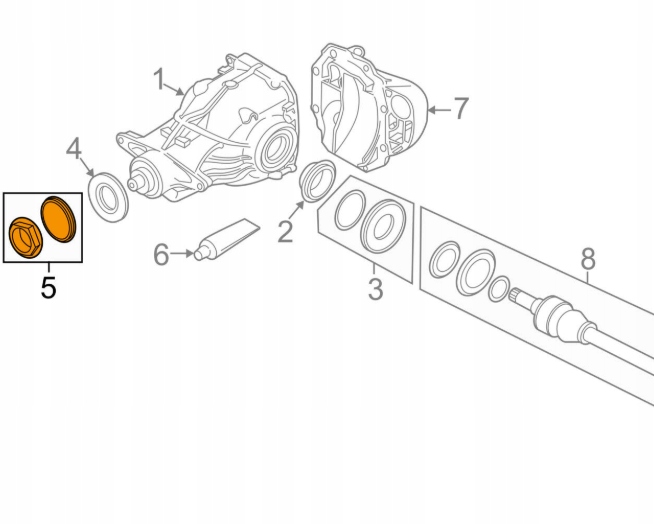 фото №10, Набір ремонтний гайки tulei вала привідного bmw 2 coupe f22 33127607158