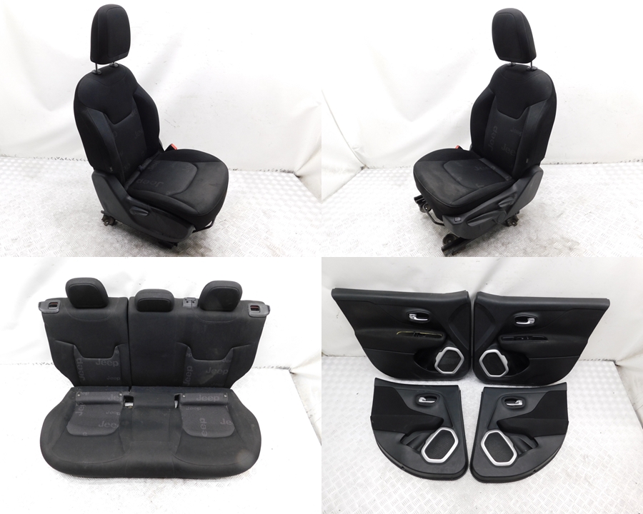фото №1, Сиденья заднее сиденье обшивки комплект - jeep renegade 14-18 eu