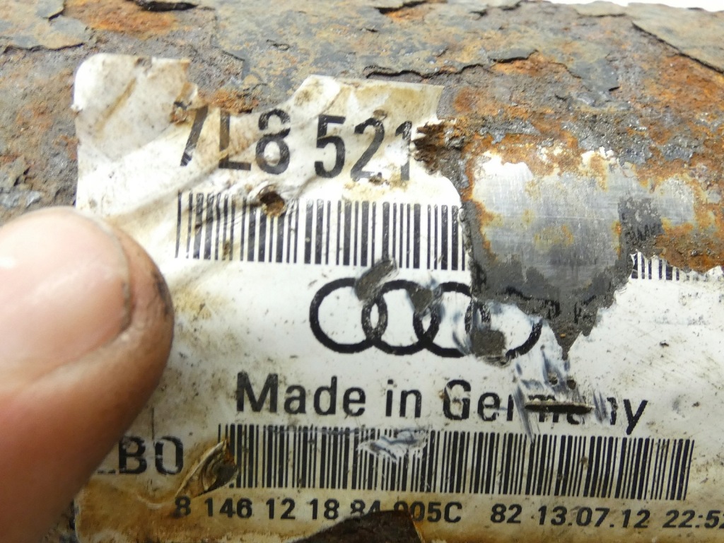 фото №10, Wał привідний audi q7 4l lift 3.0 tdi crc nac 7l8521105a