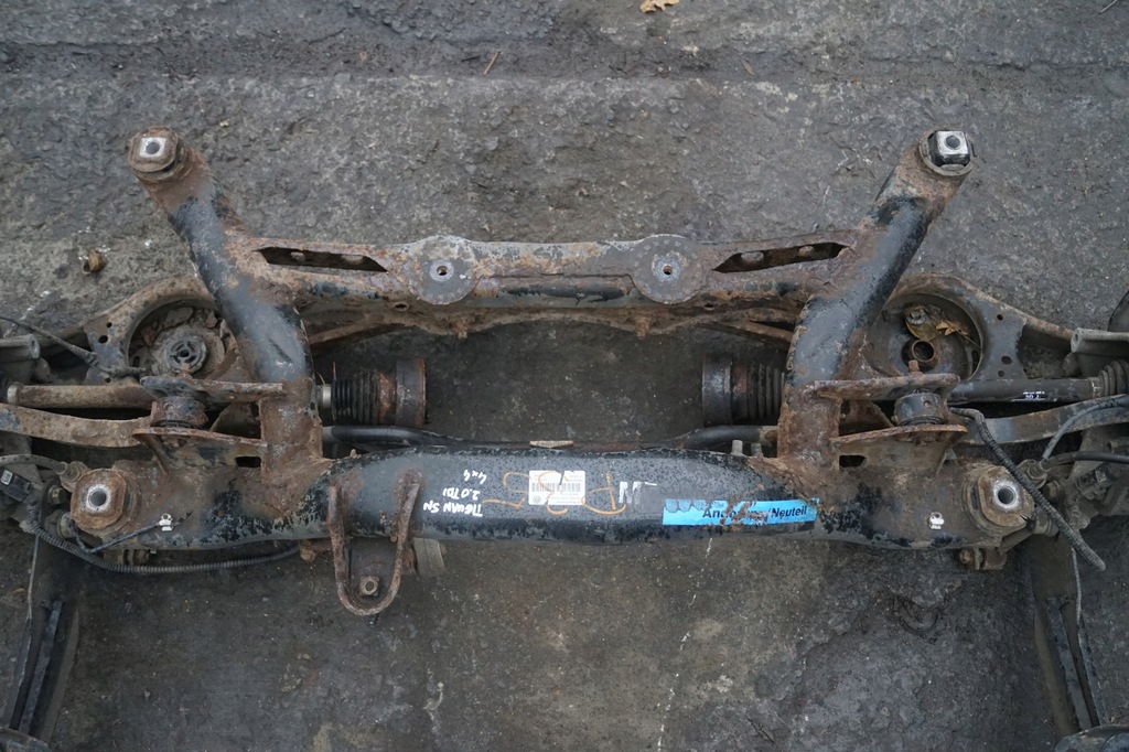 фото №6, Балка підвіска задня vw tiguan 5n i 4x4 5n0505235l