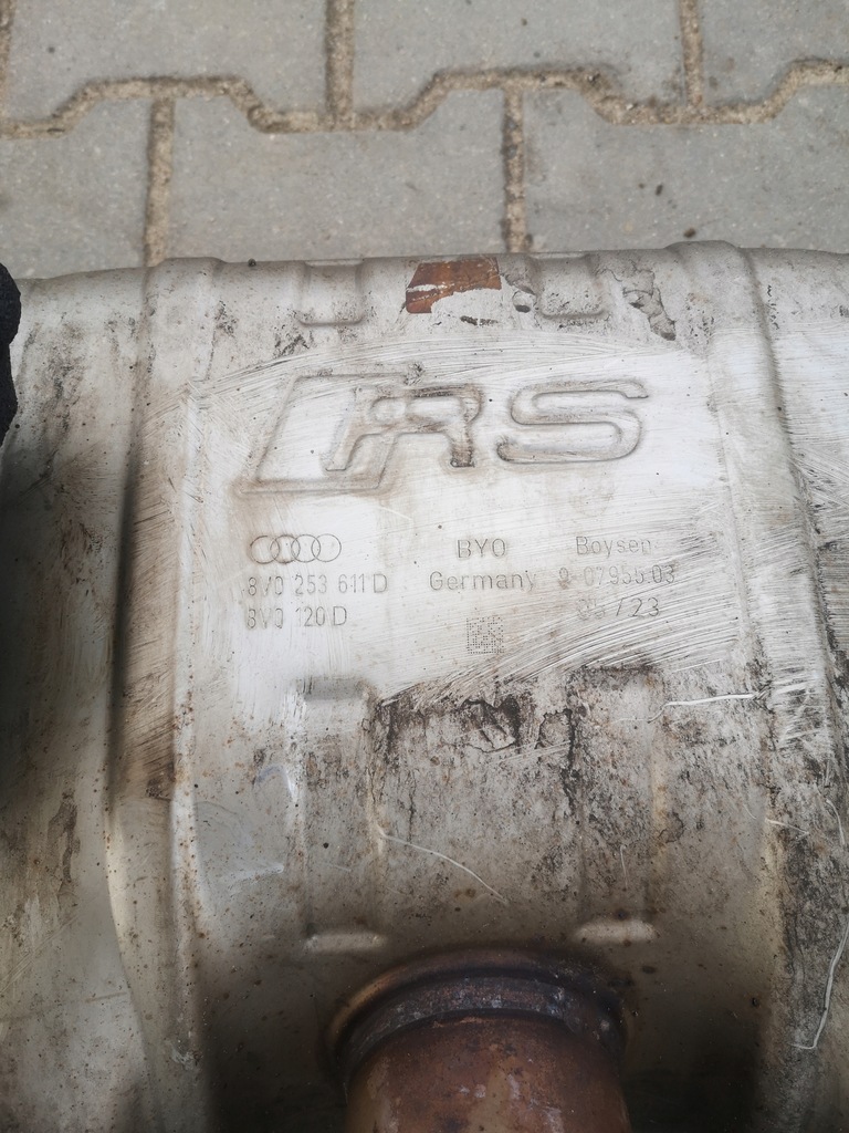 фото №9, Audi rs3 8y гаситель kompletny 8v0253611d