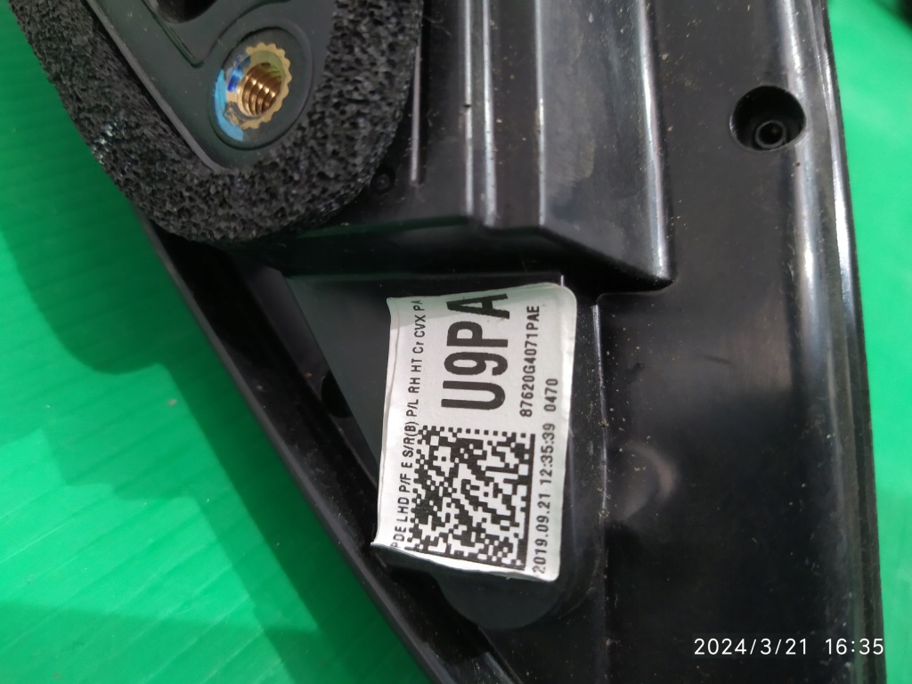 фото №13, Дзеркало праве hyundai i30 iii 17-23 10pin 87620g4071