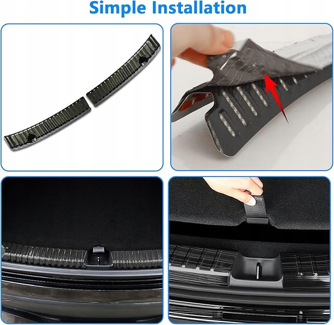 Багажник автомобильный защита порог для  tesla model y 2022 авто стопорное 1344 в Украине