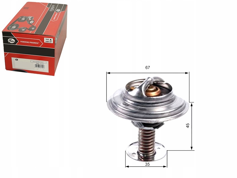 фото №1, Gates th45682g1 термостат, середина охолоджуючий