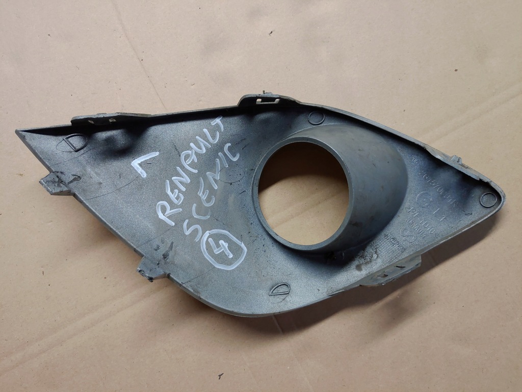 фото №12, Решётка l + противотуманная фара бампер renault grand scenic iii