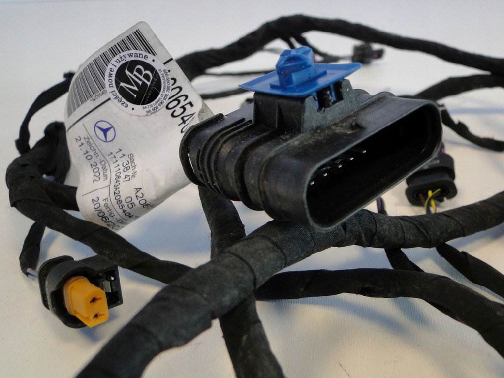 фото №10, Mercedes c w206 s206 206 жгут датчиков парктроник pts w бампер передний