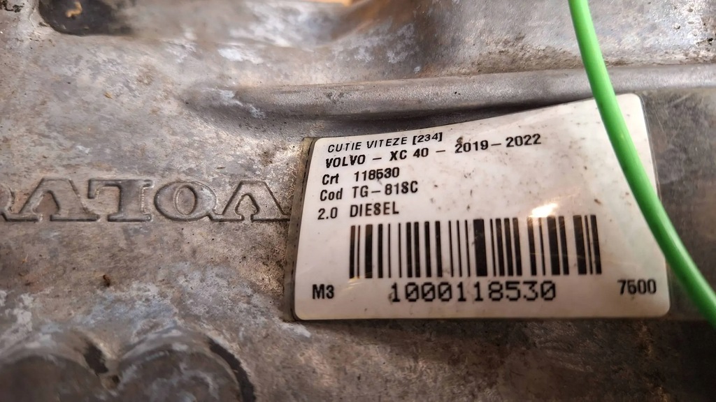 фото №11, Коробка передач передач автоматична коробка передач 4wd 1285324 tg-81sc volvo xc40 ii 2.0 d4 19-