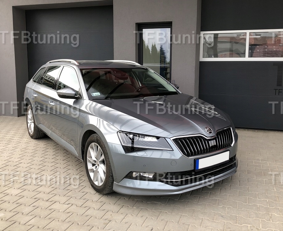 фото №6, Спойлер накладка перед skoda superb 3 tfb тюнинг