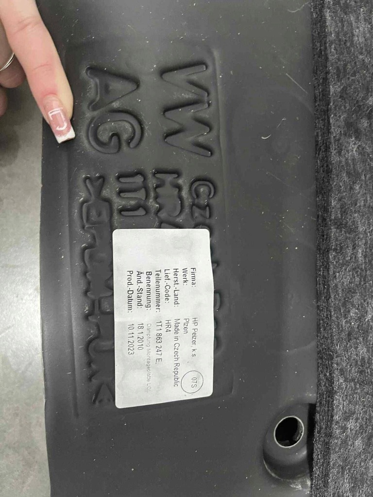 фото №8, Шумоизоляция шумоизоляция перегородка vw caddy touran aso 1t1863247e