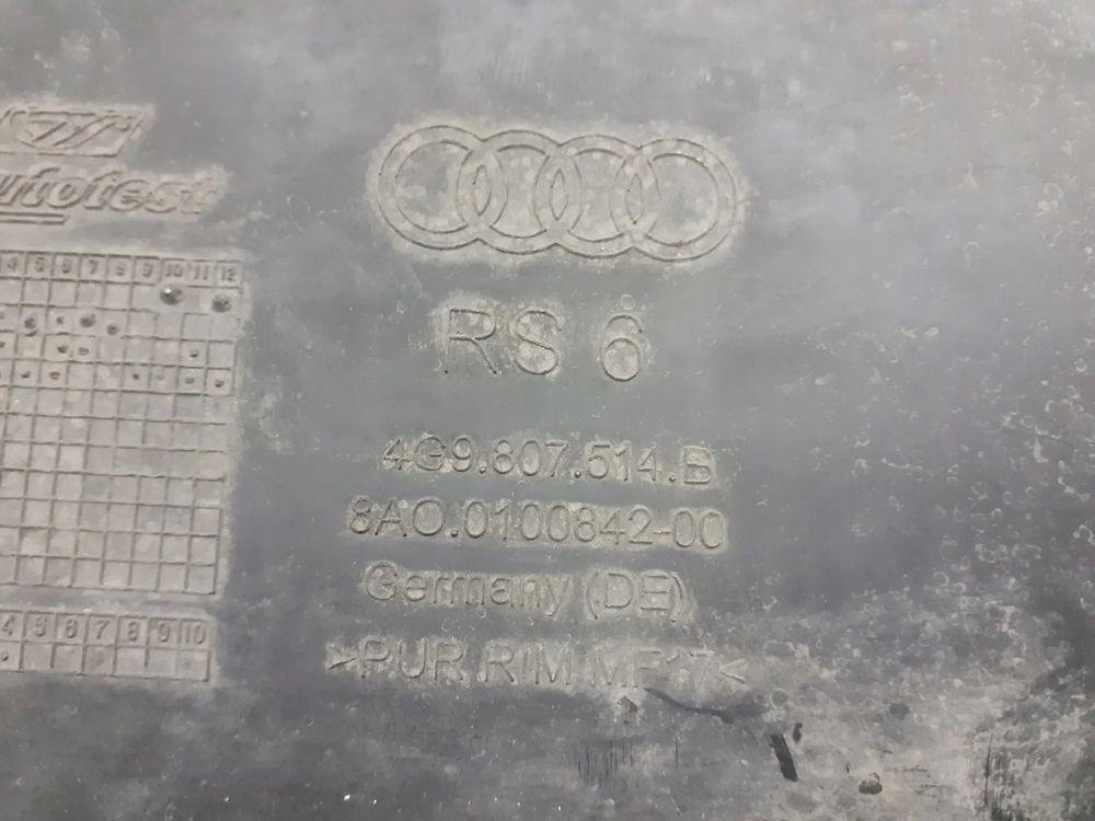 фото №7, Spojlert диффузор бампера задняя задний audi rs6 4g9807514b