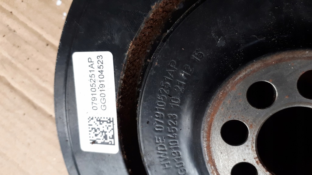 фото №8, S6 c7 4g a6 шкив коленчатого вала 4.0 tfsi s7 4g