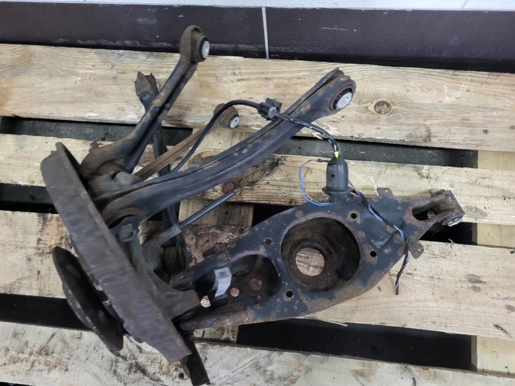 фото №4, Mercedes slk 320 r170 lift 3.2 b ступица рычаг рычаги левый задняя