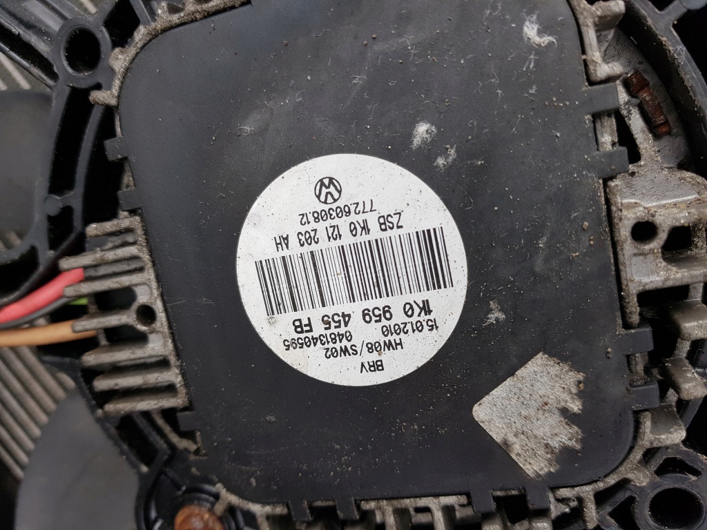 Audi a3 8p рестайлинг  08-12r 1.6 tdi ремень передний радиатор вентилятор в Украине