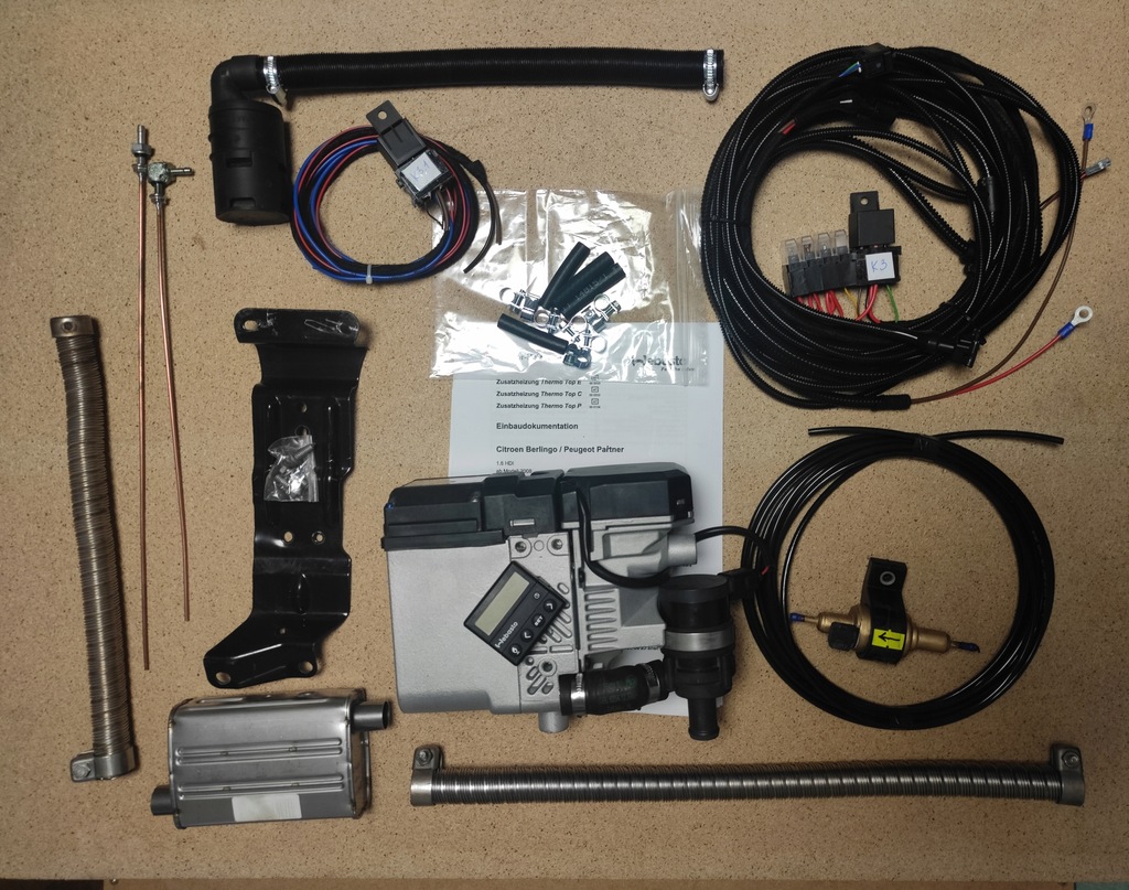 фото №8, Webasto peugeot partner 1.6hdi приборная панель thermo top c 5 kw 12v analog!