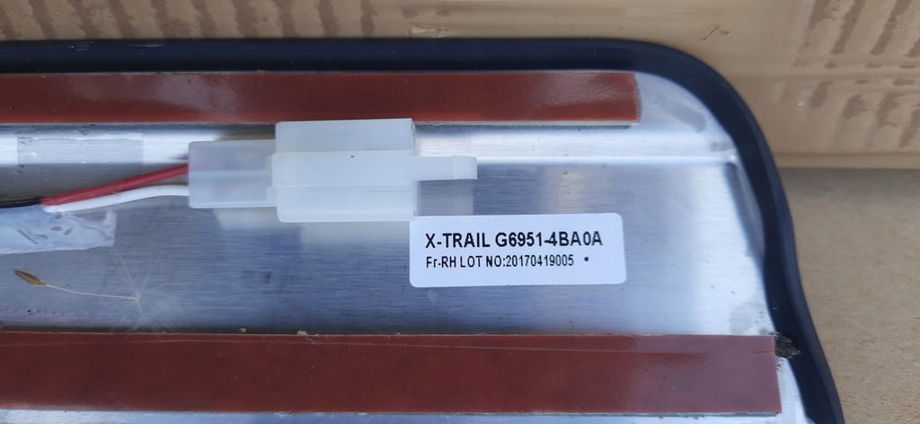 фото №7, Молдинг порог перед правый nissan x-trail t32 led