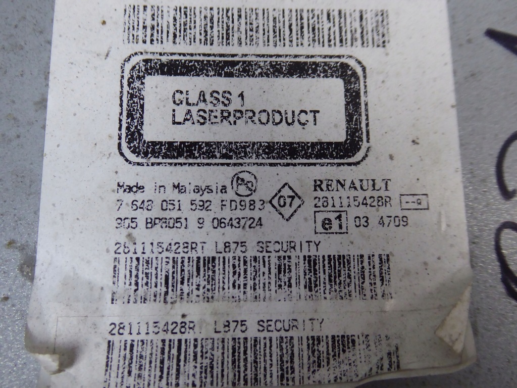 фото №3, Радіо cd +kod renalu kangoo ii 2 281115428r