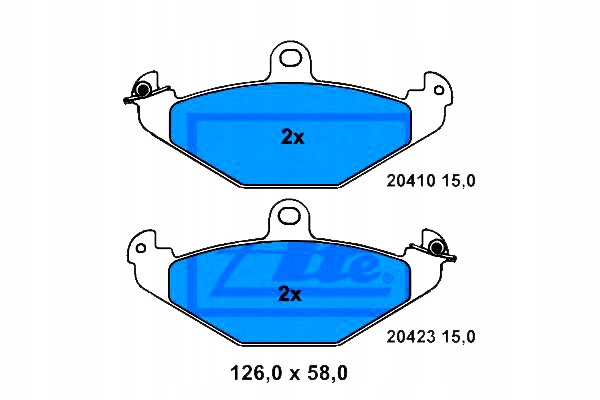 фото №2, Тормозные колодки тормозные dodge viper renault 21 espace iii