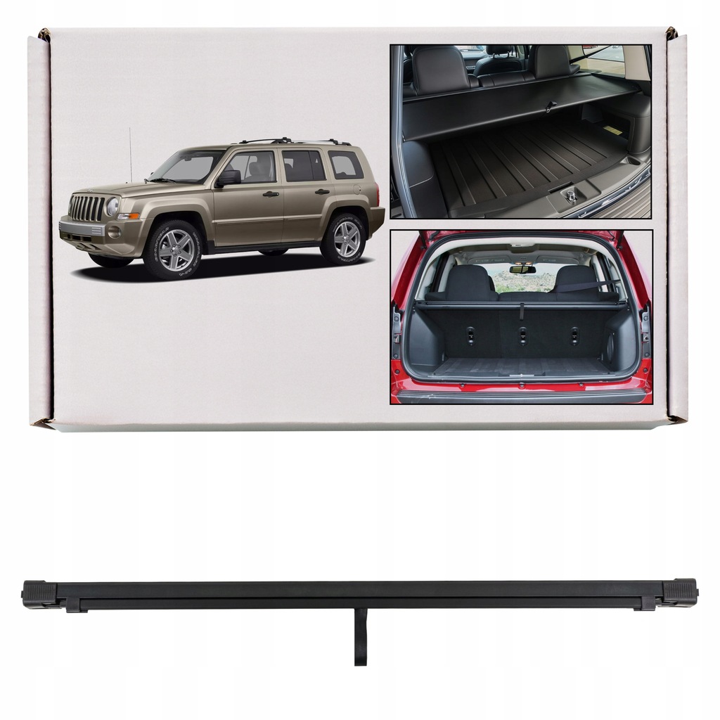 фото №1, Jeep patriot 2006-2017 шторка багажника czarna 82212687