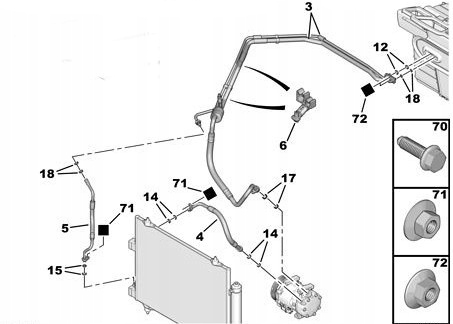 фото №1, Уплотнительное кольцо прокладка кондиционера citroen peugeot 16,4